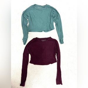 Two Long Sleeve Shirts